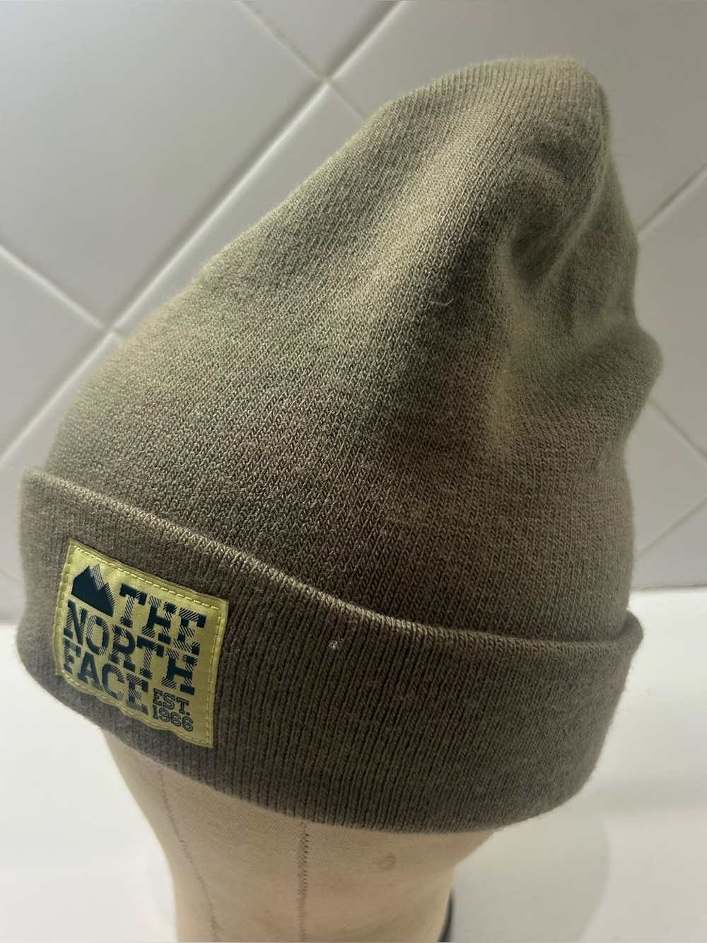 The North Face Knit Beanie OSFA Ribbed Tan